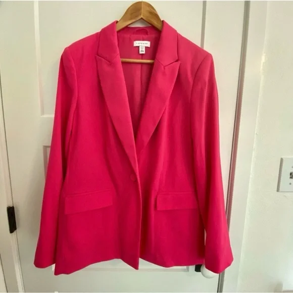 Topshop Pink Blazer - Picture 2 of 4